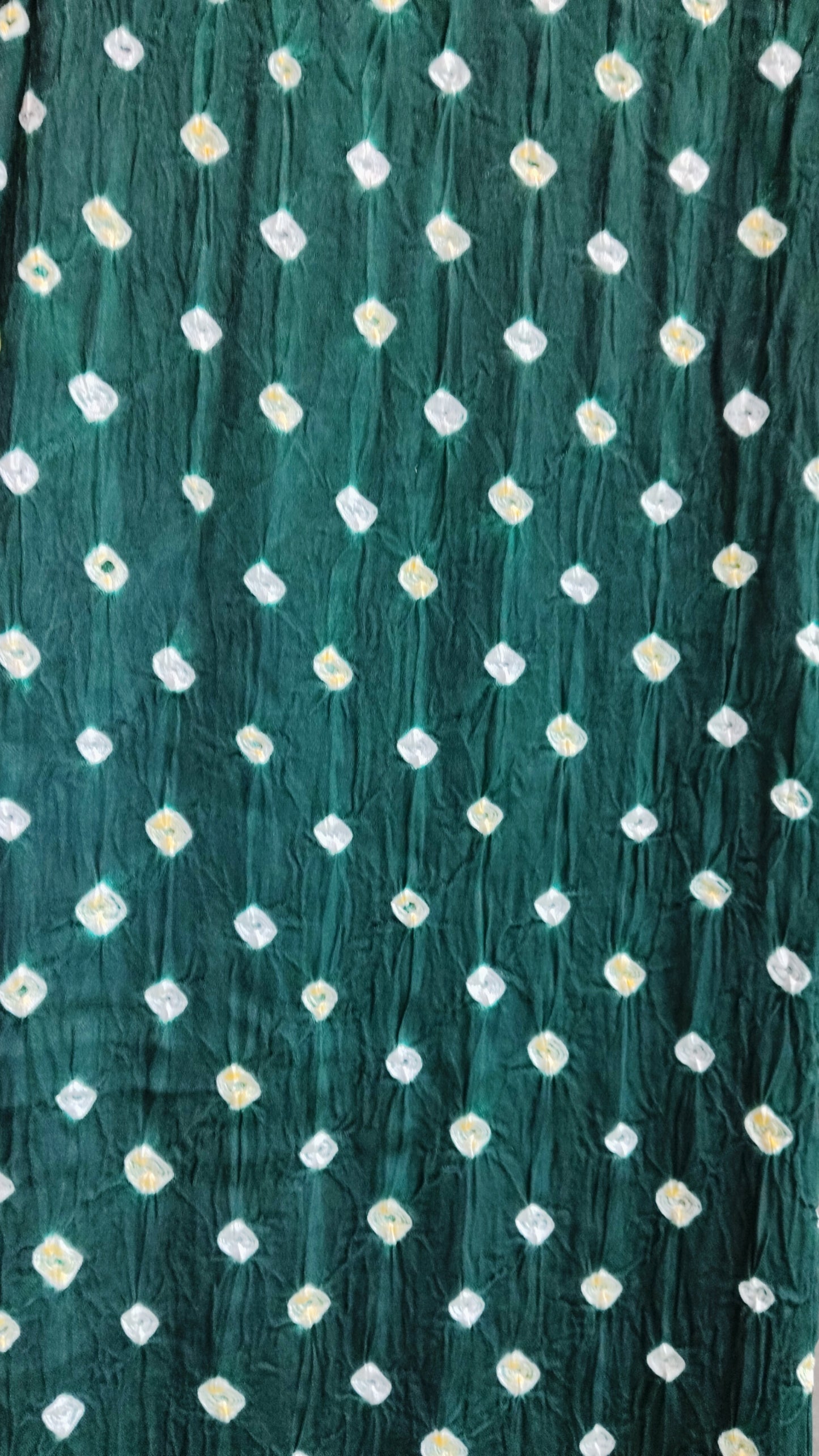 Dark Green bandhej Dupatta - Tiasha