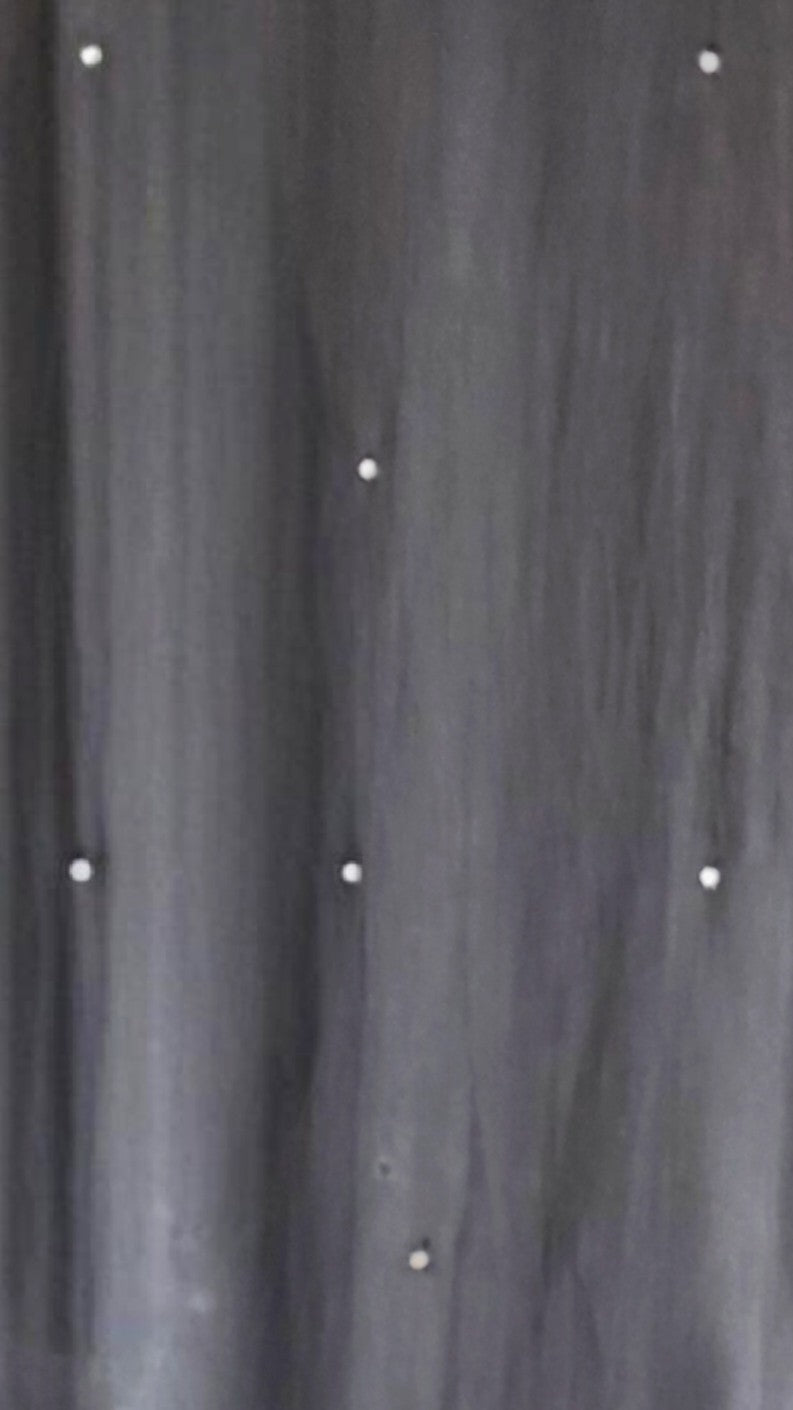 Black Khat Work Mirror Dupatta - Tiasha