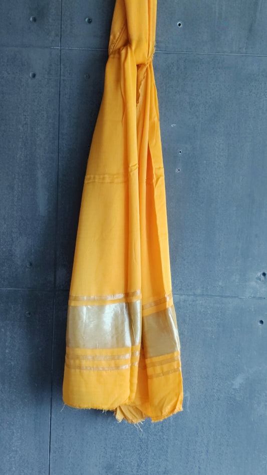 Yellow modal silk Dupatta - Tiasha 