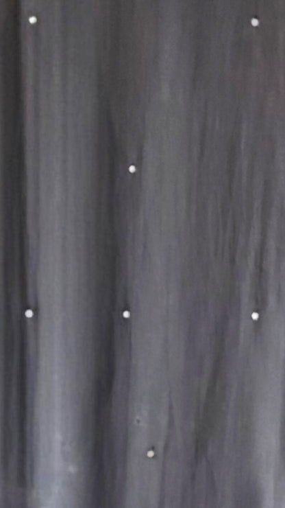 Black Khat Work Mirror Dupatta - Tiasha 